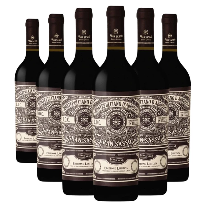 Case of 6 Gran Sasso Montepulciano d'Abruzzo 75cl Red Wine